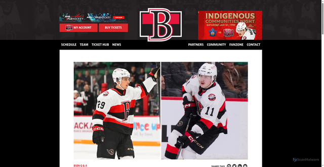 Security scan screenshot of https://bellevillesens.com/bsen-qa-world-juniors-memories-w-jorian-donovan-and-tomas-hamara/