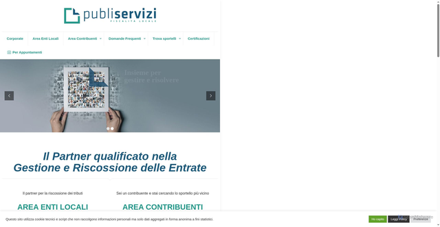 Security scan screenshot of https://www.publiservizi.net/