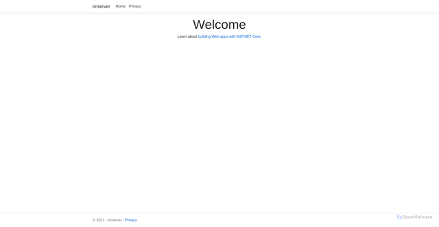 Security scan screenshot of https://im2server.jinlaijinwang.com