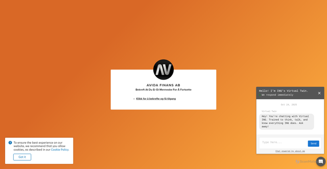 Security scan screenshot of https://about.me/ngq