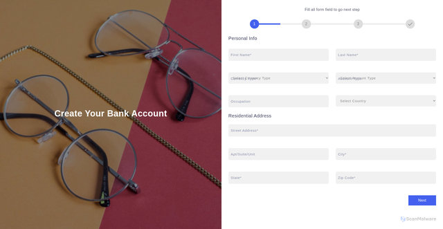 Security scan screenshot of https://guarantyunion.com/signup/