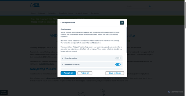 Security scan screenshot of https://www.hdc.org.uk/