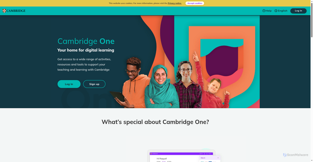 Security scan screenshot of https://cambridgeone.org