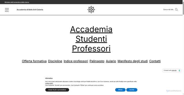 Security scan screenshot of https://www.abacatania.it/