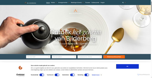Security scan screenshot of https://bilderberg.nl