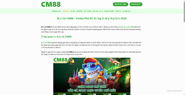 Security scan screenshot of https://cm88pro.com/?p=116