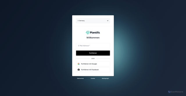 Security scan screenshot of https://app.plentific.com