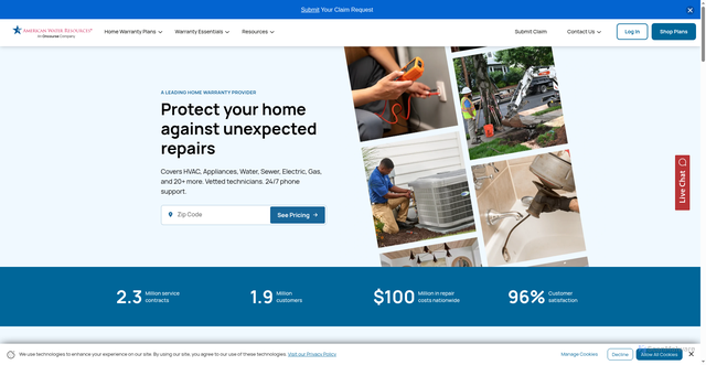 Security scan screenshot of https://www.awrusa.com/