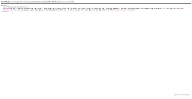 Security scan screenshot of https://blob.vivotek.com/wwwfile/ahj1mkjkh3p4fzpbmq9bwzf2wlfs?sp=r&sv=2018-11-09&se=2026-05-28T13%3A27%3A03Z&rscd=attachment%3B+filename%3D%22Certification_FD9389-EHTV-V3_FD9389-EHV-V3_FD9399-EHTV_FD9399-EHV_VCCI.pdf%22%3B+filename*%3DUTF-8%27%27Certification_FD9389-EHTV-V3_FD9389-EHV-V3_FD9399-EHTV_FD9399-EHV_VCCI.pdf&rsct=application%2Fpdf&sr=b&sig=Nig8Xlmu3JSWYAJ8w5gsM3fTWm3409vLhFXDdB79s2Q%3D