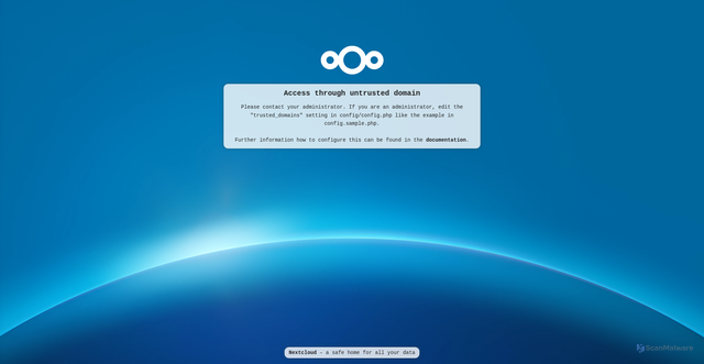 Security scan screenshot of http://inform.sytes.net/