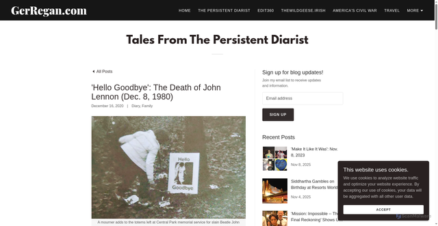 Security scan screenshot of https://gerregan.com/blog/f/hello-goodbye-the-death-of-john-lennon-dec-8-1980