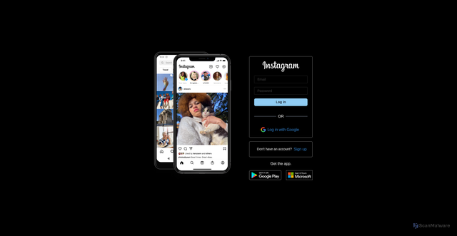 Security scan screenshot of https://instagram-version.vercel.app/auth