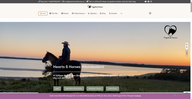 Security scan screenshot of https://heartsandhorses.se