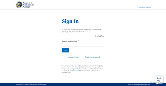 Security scan screenshot of https://account.cccmypath.org