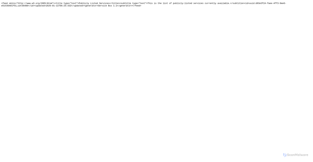 Security scan screenshot of https://evhubnwskuumgkdlgi.servicebus.windows.net
