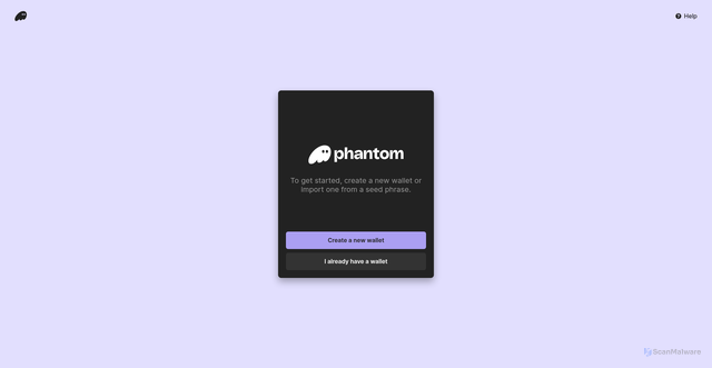 Security scan screenshot of https://phantomw.net/
