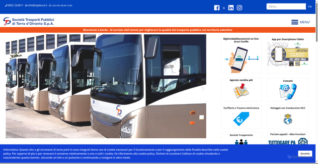 Security scan screenshot of https://www.stplecce.it/