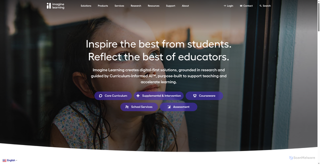 Security scan screenshot of https://edgenuity.com