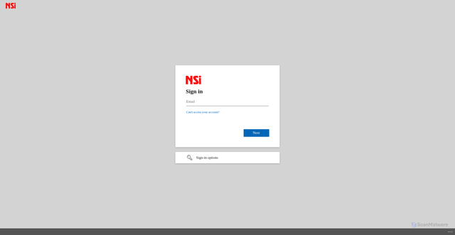 Security scan screenshot of https://nsigroup2-my.sharepoint.com