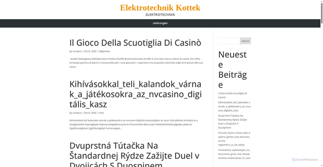 Security scan screenshot of https://www.jakob-webdesign.de/