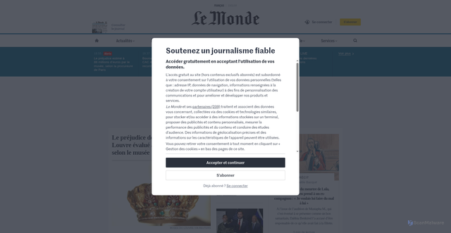 Security scan screenshot of https://trajet-mrelay-mobile.com/as.php