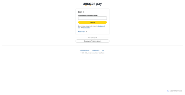 Security scan screenshot of https://amazonpayinsurance.in