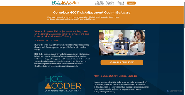 Security scan screenshot of https://hcccoder.com