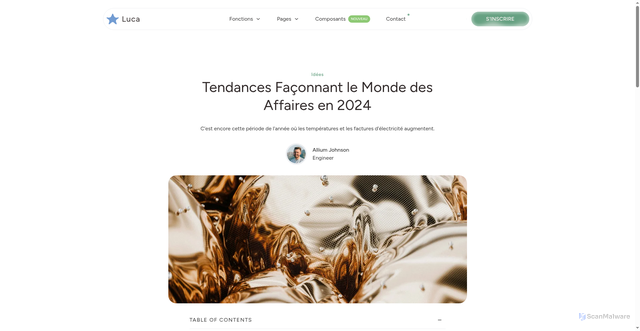 Security scan screenshot of https://ask-luca.pages.dev/fr/blog/post-1/