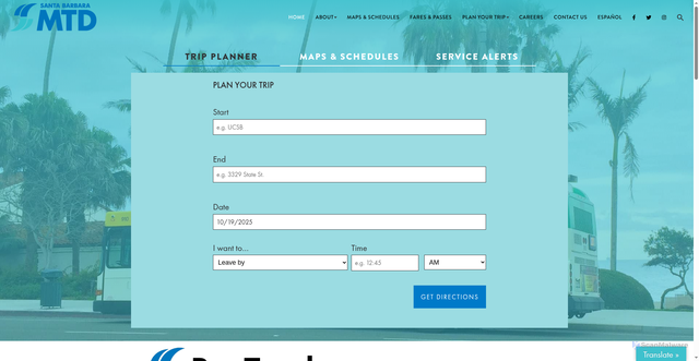 Security scan screenshot of https://sbmtd.gov/
