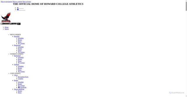 Security scan screenshot of https://www.hchawk.com/sports/mbkb/2025-26/schedule