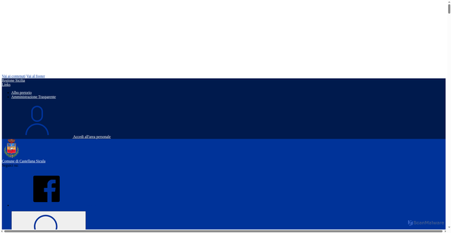 Security scan screenshot of https://www.comune.castellana-sicula.pa.it/