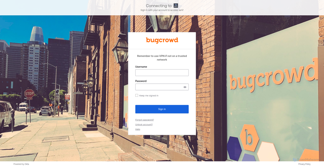Security scan screenshot of https://bugcrowd.jamfcloud.com