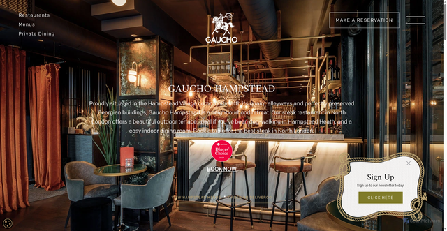 Security scan screenshot of https://gauchorestaurants.com/restaurants/hampstead/