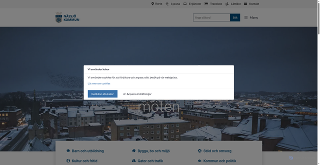 Security scan screenshot of https://nassjo.se/