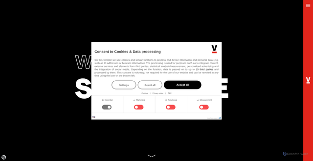 Security scan screenshot of https://sportfive.com
