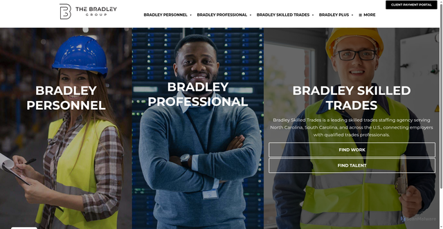 Security scan screenshot of https://www.thebradleygroup.com/