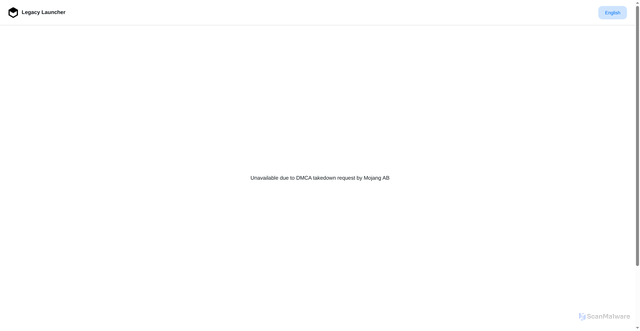 Security scan screenshot of https://legacylauncher.ru