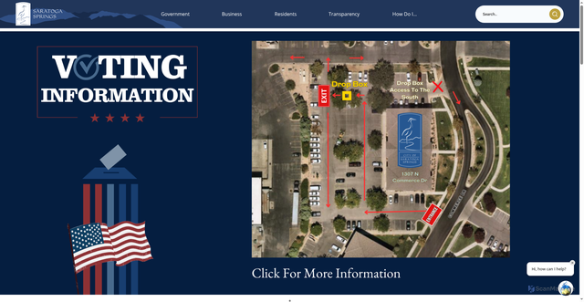 Security scan screenshot of https://saratogasprings-ut.gov/
