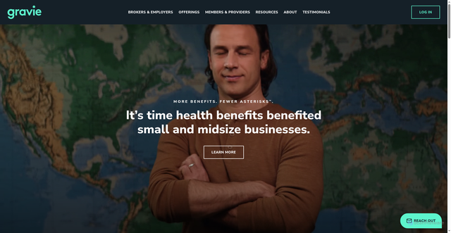 Security scan screenshot of https://www.gravie.com