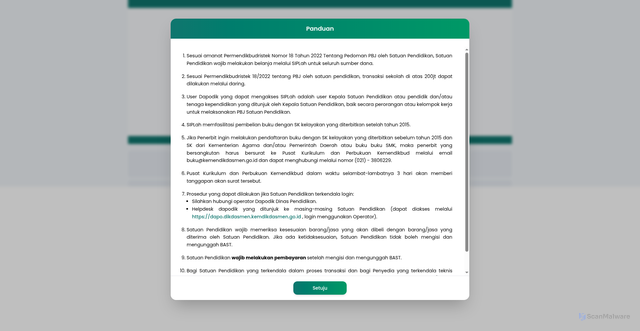 Security scan screenshot of https://siplah.tokoladang.co.id