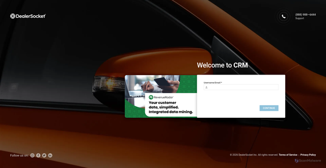 Security scan screenshot of https://media.dealersocket.com