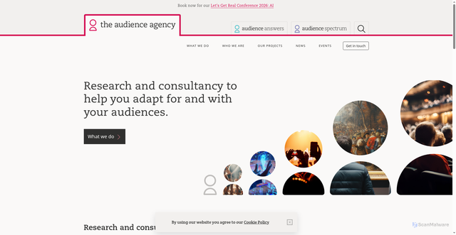 Security scan screenshot of https://theaudienceagency.org/en