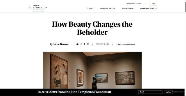 Security scan screenshot of https://www.templeton.org/news/how-beauty-changes-the-beholder