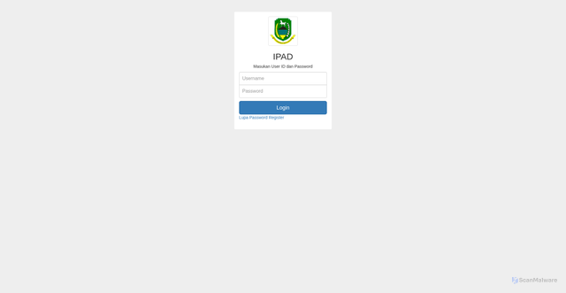 Security scan screenshot of http://ipad2.pajak.kuningankab.go.id/