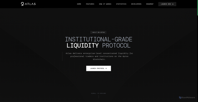 Security scan screenshot of http://atlaswap.com/