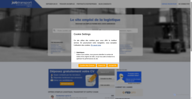 Security scan screenshot of https://jobtransport.com