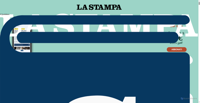 Security scan screenshot of https://lastampa.it