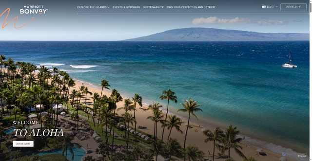 Security scan screenshot of https://www.marriottbonvoyhawaii.com/