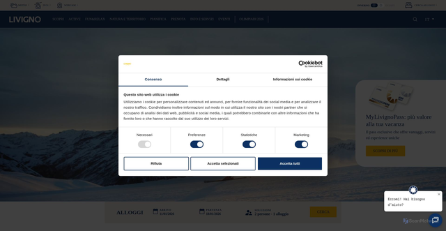 Security scan screenshot of https://www.livigno.eu/