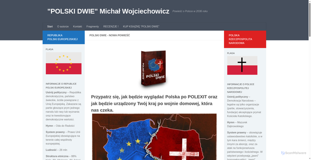 Security scan screenshot of http://www.polskidwie.czerwonypajak.pl/